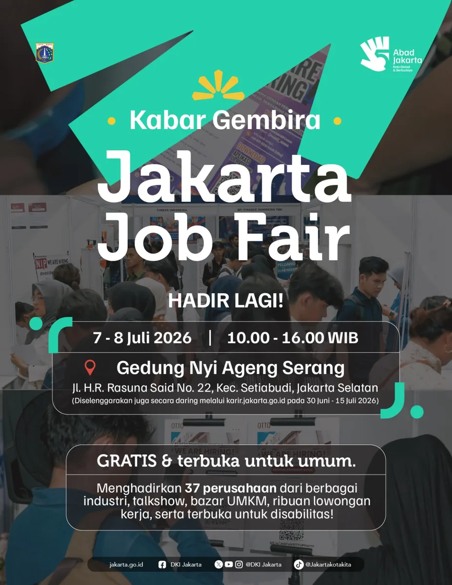 Job Fair Kabupaten Buleleng 2026 (Suku Dinas TKTE Wilayah Kabupaten Buleleng Barat) : 7-8 Juli 2026
